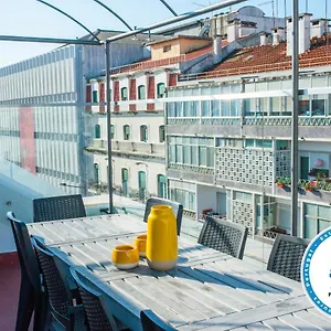 Angel's Duplex Terrace Five Bedrooms Apartment Lisbon